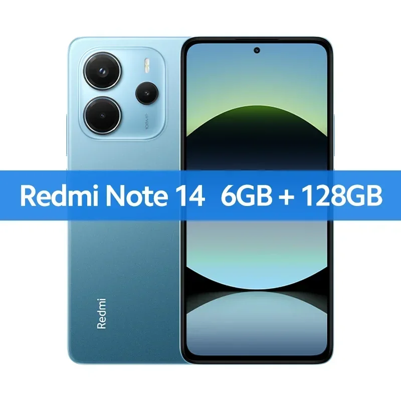 【World Premiere】Global Version Xiaomi Redmi Note 14 MediaTek Helio G99-Ultra 108MP AI Camera 5500mAh 6.67" 120Hz AMOLED Displa