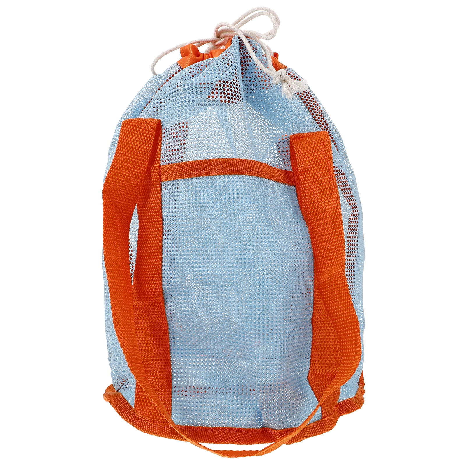 

Beach Storage Kids Sand Drawstring Mesh Bag For Children Lightweight Pool Bag Stylish Fun Design Carrying Handle