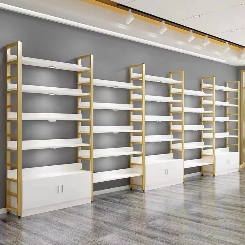

Wholesale Shelf Display Rack Cosmetics Display Cabinet Multi-layer Beauty Salon Product Display Rack Supermarket Free Combinatio