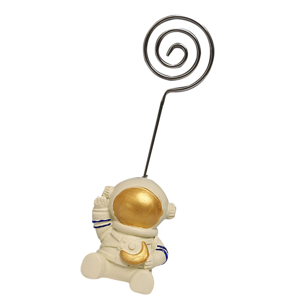 Astronaut Adorable Photo Clip Holder Creative Memo Notes Clip Delicate for Home Office Desktop Adorable Holder