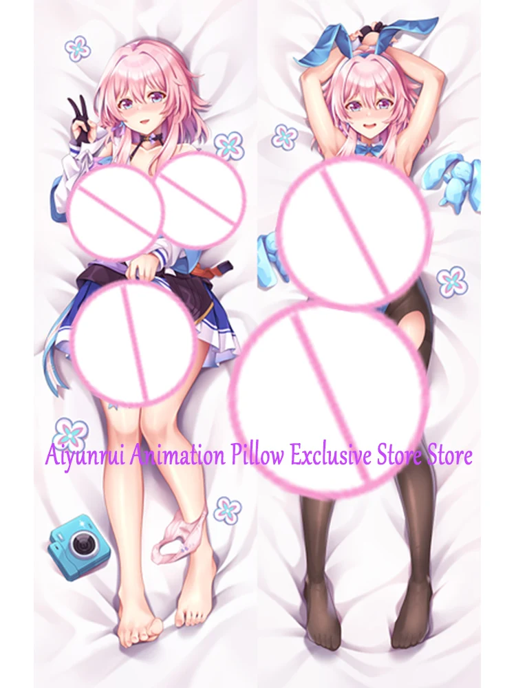 Anime Dakimakura Pillow Case March th Sexy and Busty Beautiful Girl Double-Sided Halloween Decoration