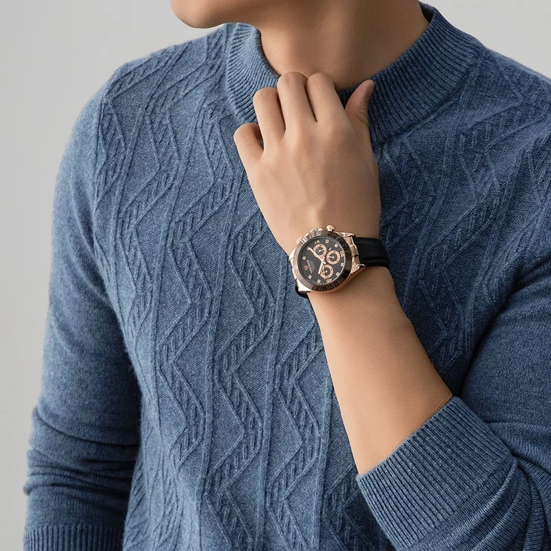 

High Grade Goat Cashmere Men Clothes 2025 Autumn Winter Fashion Plaid Thick Sweater Long Sleeve Wool Warm Knitwear Pullovers