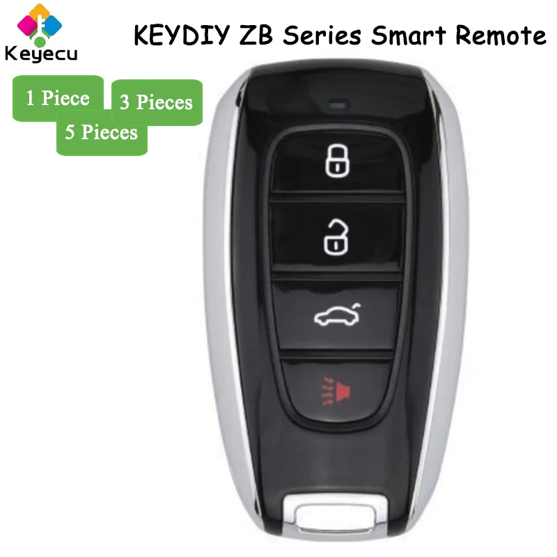 

KEYECU 1 3 5 Pieces KEYDIY KD ZB Series ZB41 for Subaru Style Universal Smart Remote Key Supported By KD-X2 KD-MAX Key Tool