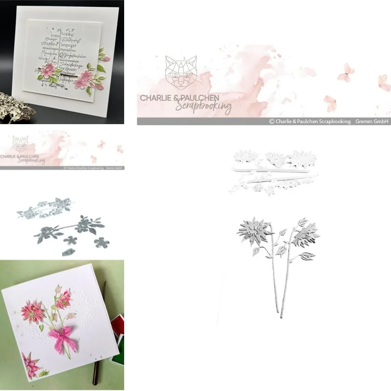 Clover and Many Layered Flowers Metal Cutting Dies Scrapbook Diary Decoration Stencil Embossing Template DIY Greeting Card 2026