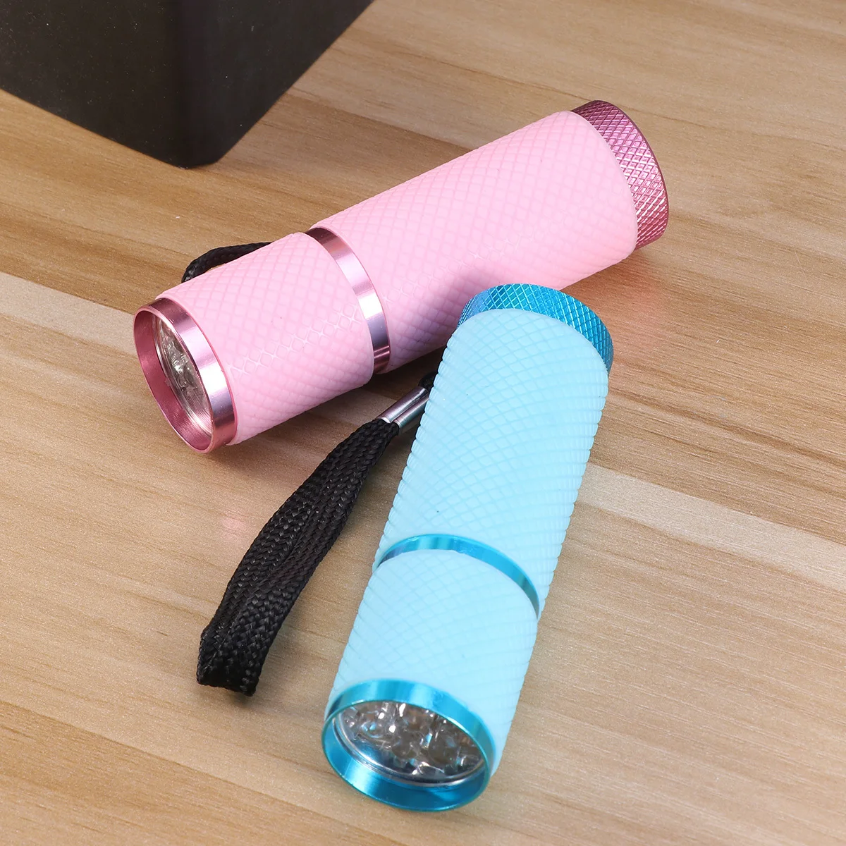 

9 LED Pink Uv Flashlight Torch Aluminum Alloy Money Detection Light Skid Proof Waterproof for Outdoor Uv Torch