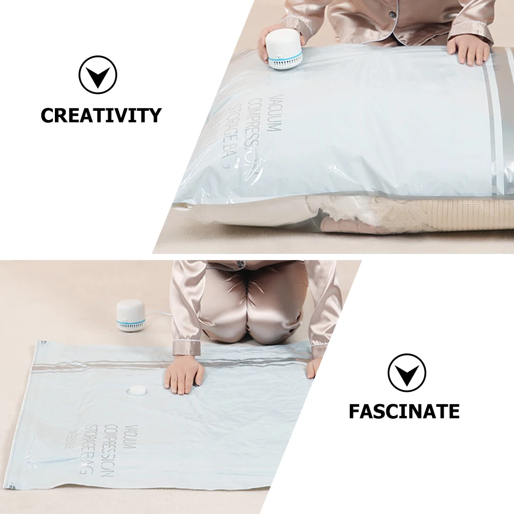 

Vacuum Storage Bags Compressed PE Material Space Saver Thickened Packing Vacuum Sealer Bedding Pouches Waterproof