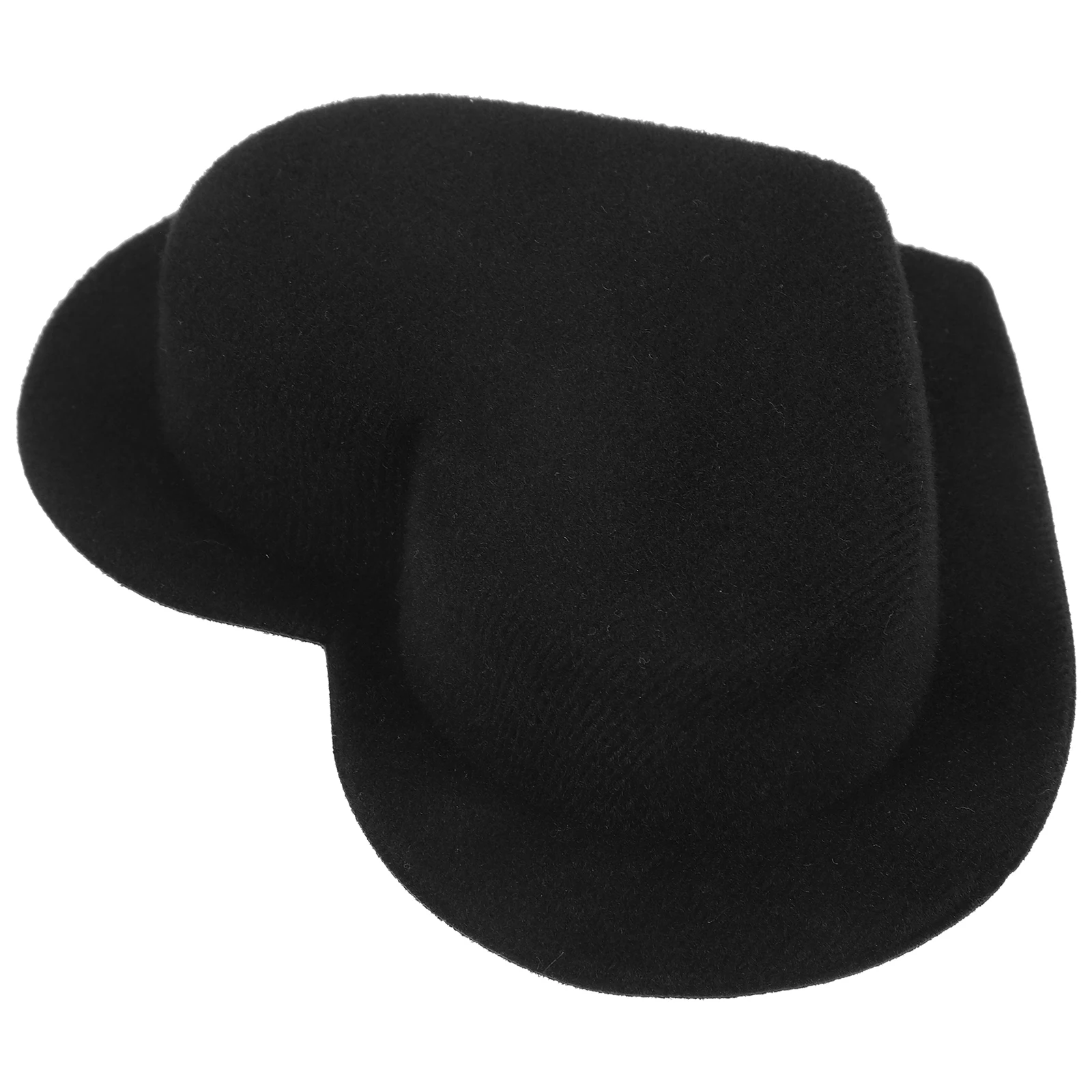 

Hat Embryo Accessories Mini Hats Adorable DIY Supply Replaceable Heart Shaped Black Color Sweet Decorative H