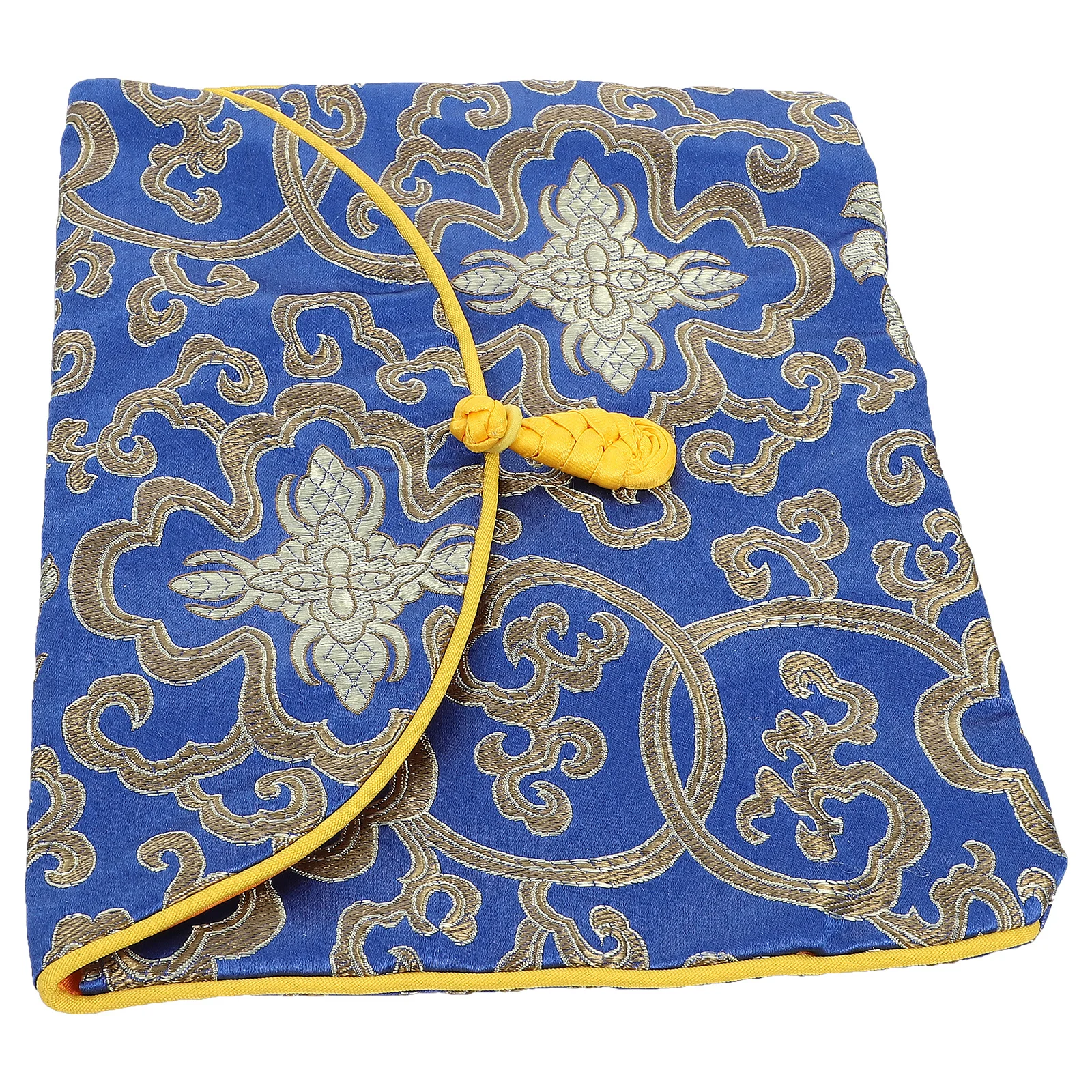 Embroidery Music Books Storage Bag Portable Compact Mini Size Buddhist Scriptures Organizer Small Pouch Protector Travel Books