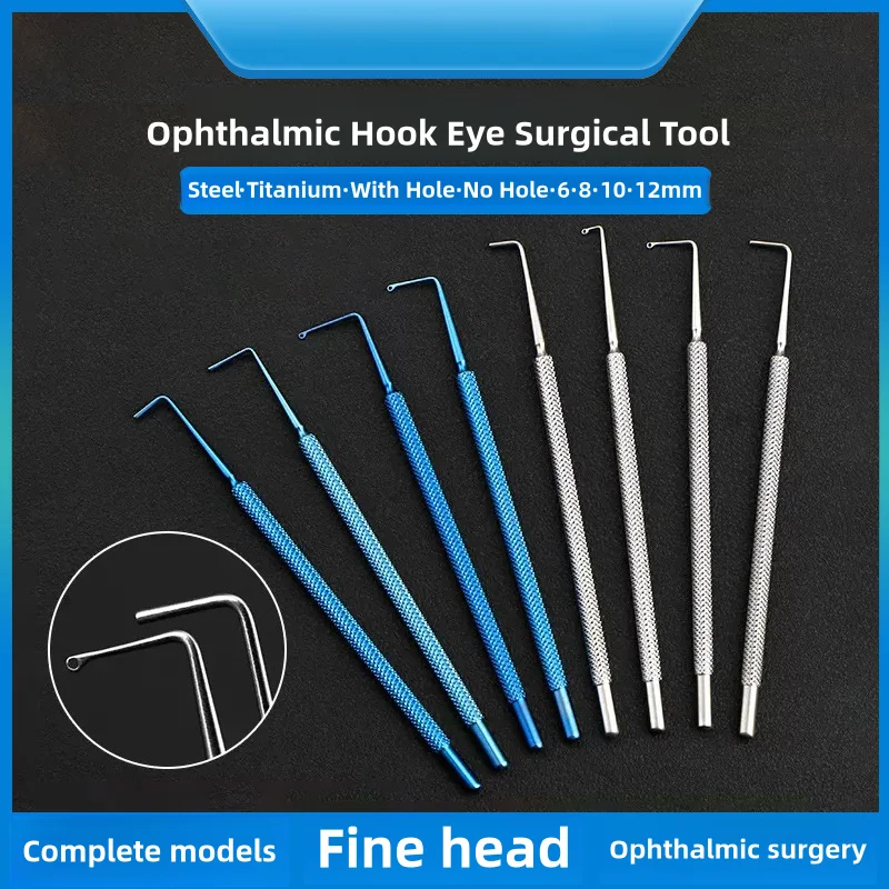 

Titanium spatula manihoefer chalazion curettes set 13cm stainless steel micro Ophthalmic eye surgical instruments 6mm