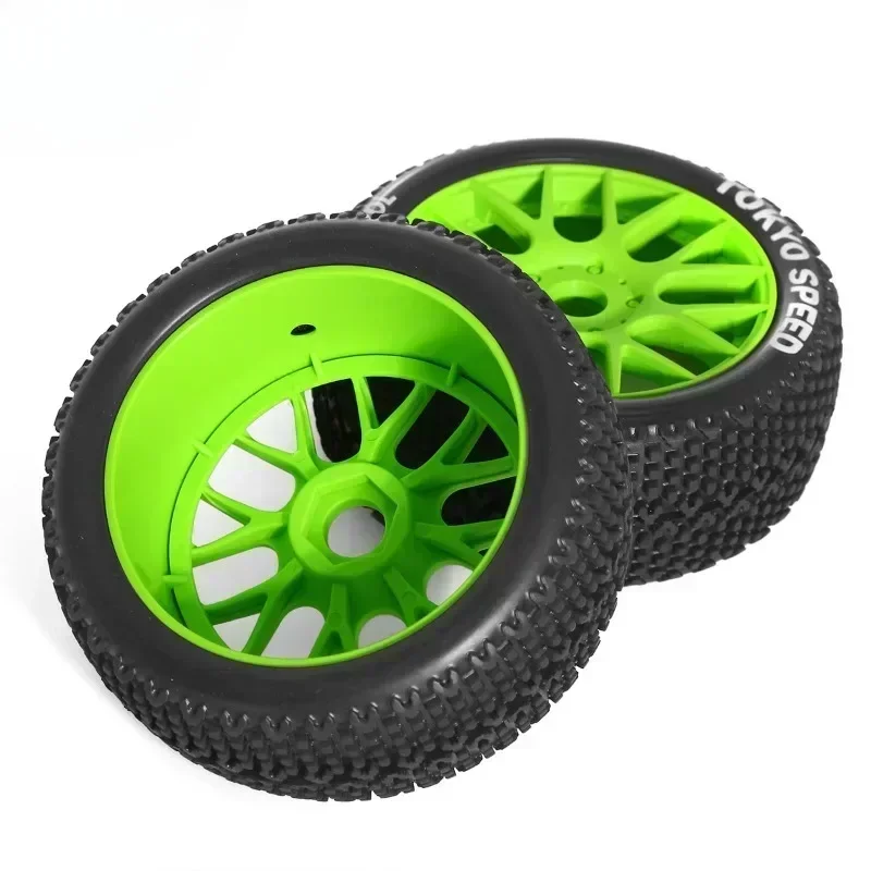 4 Uds ruedas mejoradas todoterreno Buggy neumáticos rueda con 17mm hexagonal para 1/8 Rc Car Arrma Trxs Kyosho Mp10 Buggy 4wd Hsp