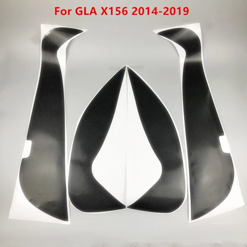 Car Door Anti Kick Pad Protection Mat Carbon Fiber Stickers 4Pcs For Mercedes Benz GLA CLA GLC C Class W205/E Class W213