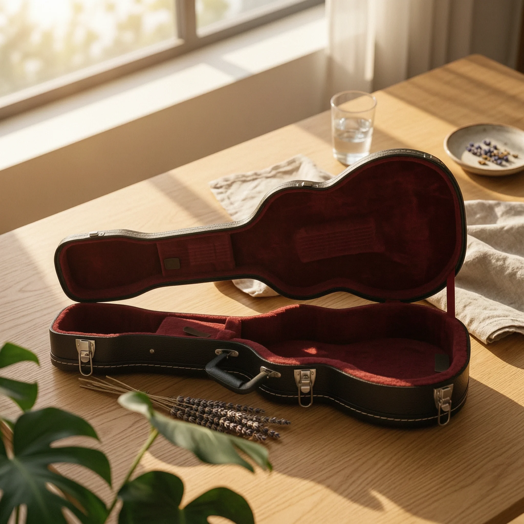 30 Inch Guitar Case Thickened Small Guitar Case Musical Gear Safeguarding Soft Soft Lining for Shipping