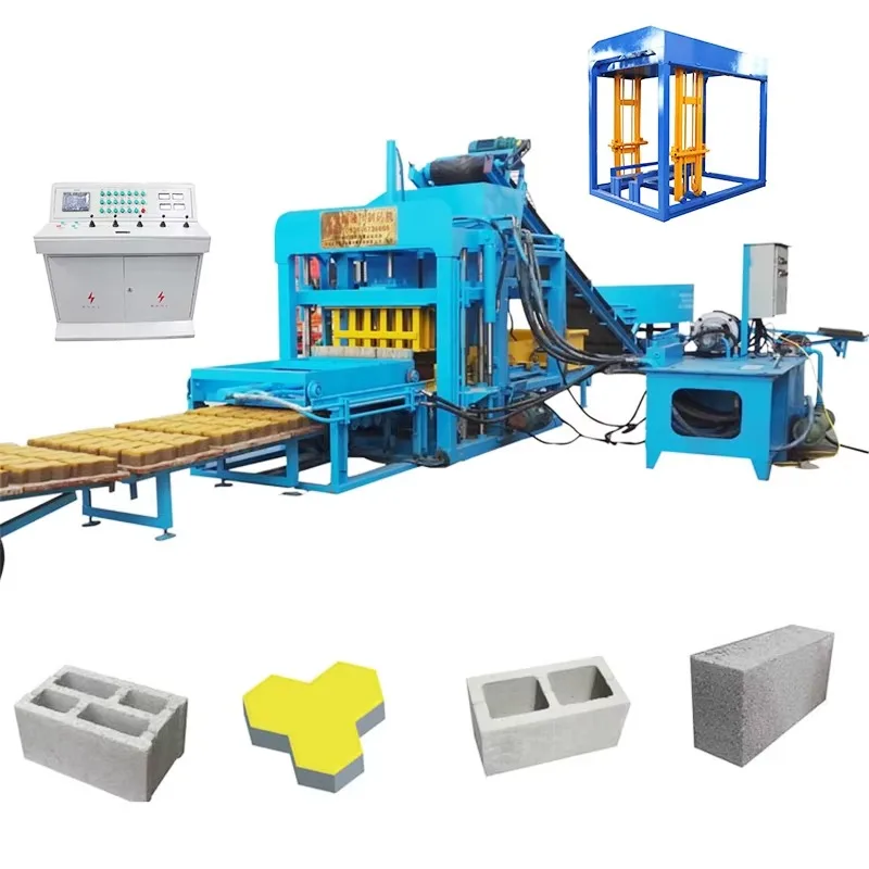 Concrete Cement Brick Block Making Machinery Fully Automatic Flyash Brick Making Machine