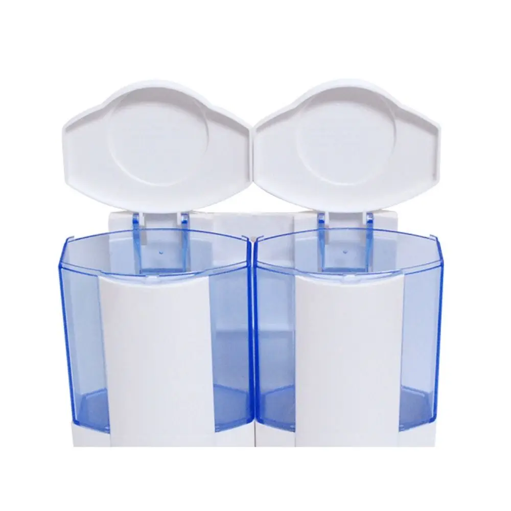 Manual Press Wall Mounted Soap Dispenser Large Capacity Space Saving Lotion Soap Container Easy To Install Refillable