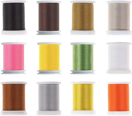 Riverruns-hilo para atar moscas 72D-150D, cuerpo de hilo Premium retorcido estándar 3/0 6/0 8/0, Material para atar moscas, anudar moscas de pesca, ninfas