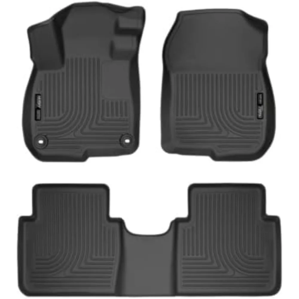 

Weatherbeater Floor Mats | Fits 2017-2022 Honda CR-V (Includes Hybrid Model) | Front & 2nd Row, 3-pc Black - 99401