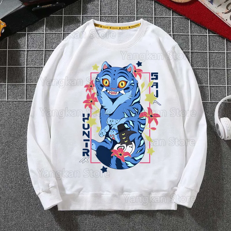 كنزات رجالية عصرية من KPop Demon Hunters مطبوعة محبًا بسعر خاص لربيع وشتاء مع قلنسوة هيب هوب ملابس رياضية مناسبة