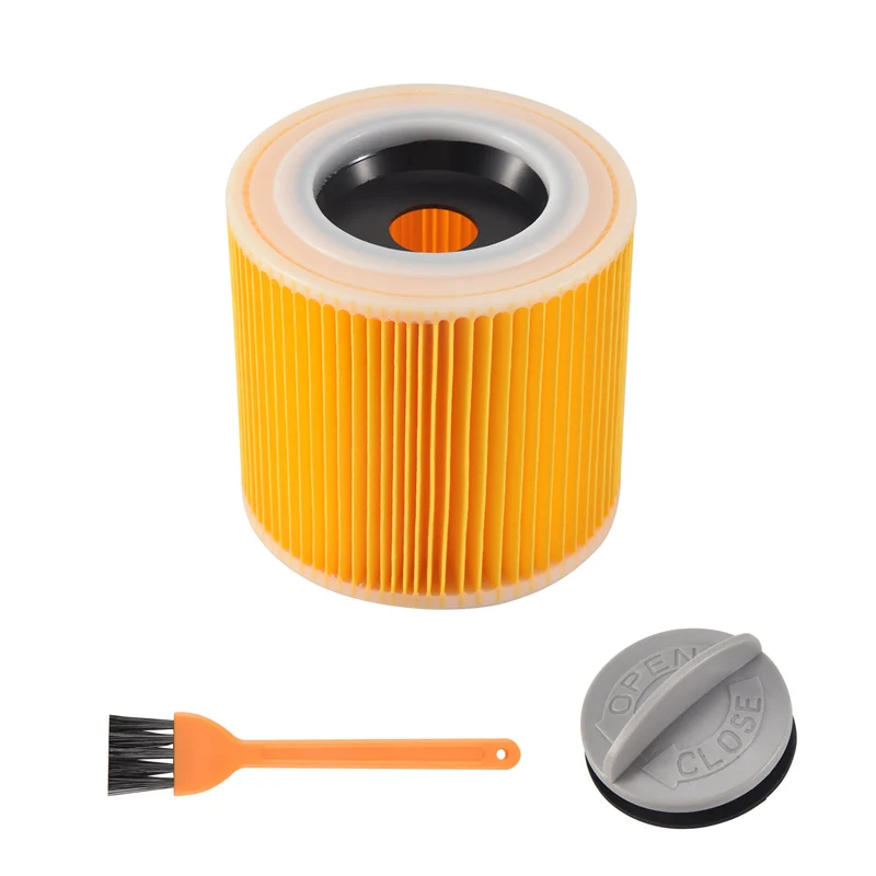 AT17 Air Dust Filter Replacement for Karcher WD2250 WD3.200 MV2 MV3 WD3 Vacuum Cleaners Cartridge HEPA Filter Parts B
