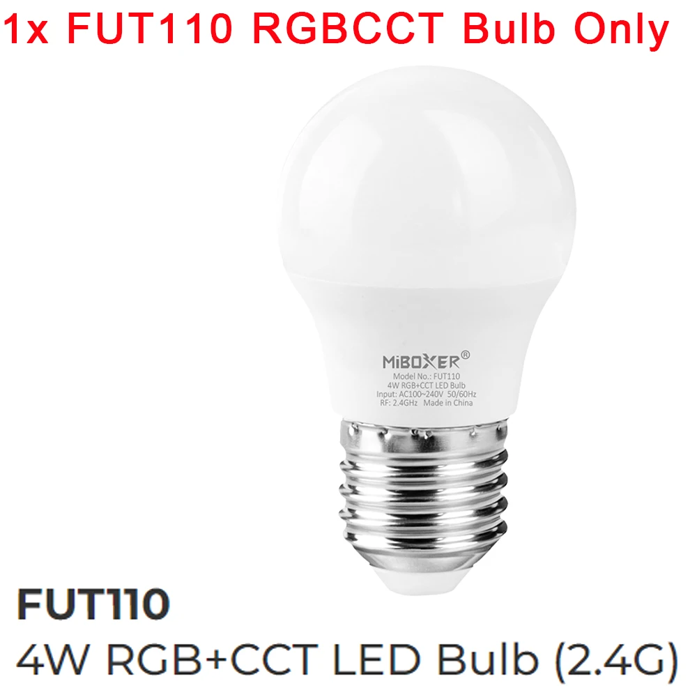 MiBoxer 2.4G RF LED-lamp MR16 GU10 E14 E27 LED-lamp 4W 5W 6W 9W 12W RGB + CCT LED-spotlamp Draadloze afstandsbediening WiFi APP-bediening