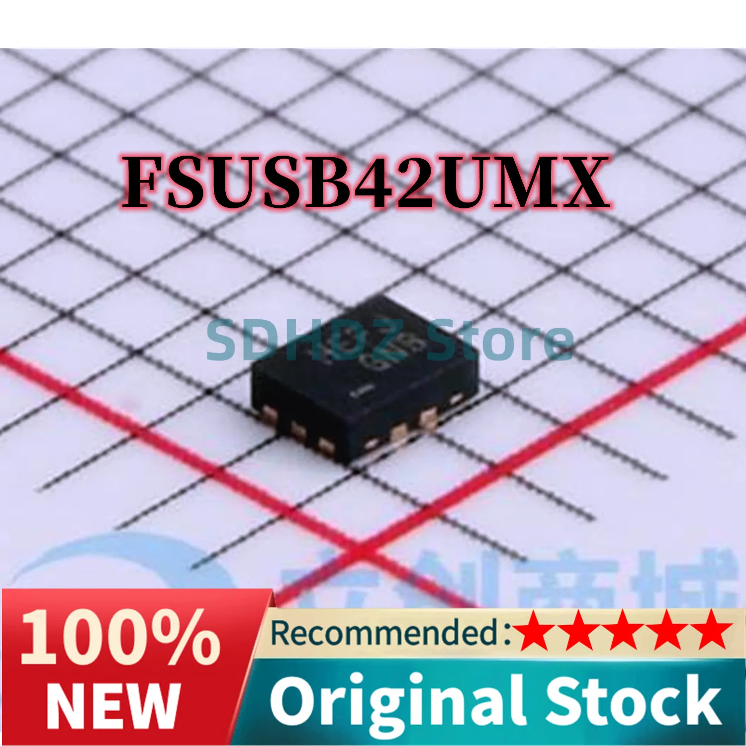 10pcs/lot Original FSUSB42MUX FSUSB42 FSUSB30MUX FSUSB30 MSOP10 FSUSB42UMX HE** UMLP10 New and Genuine Chips Ic