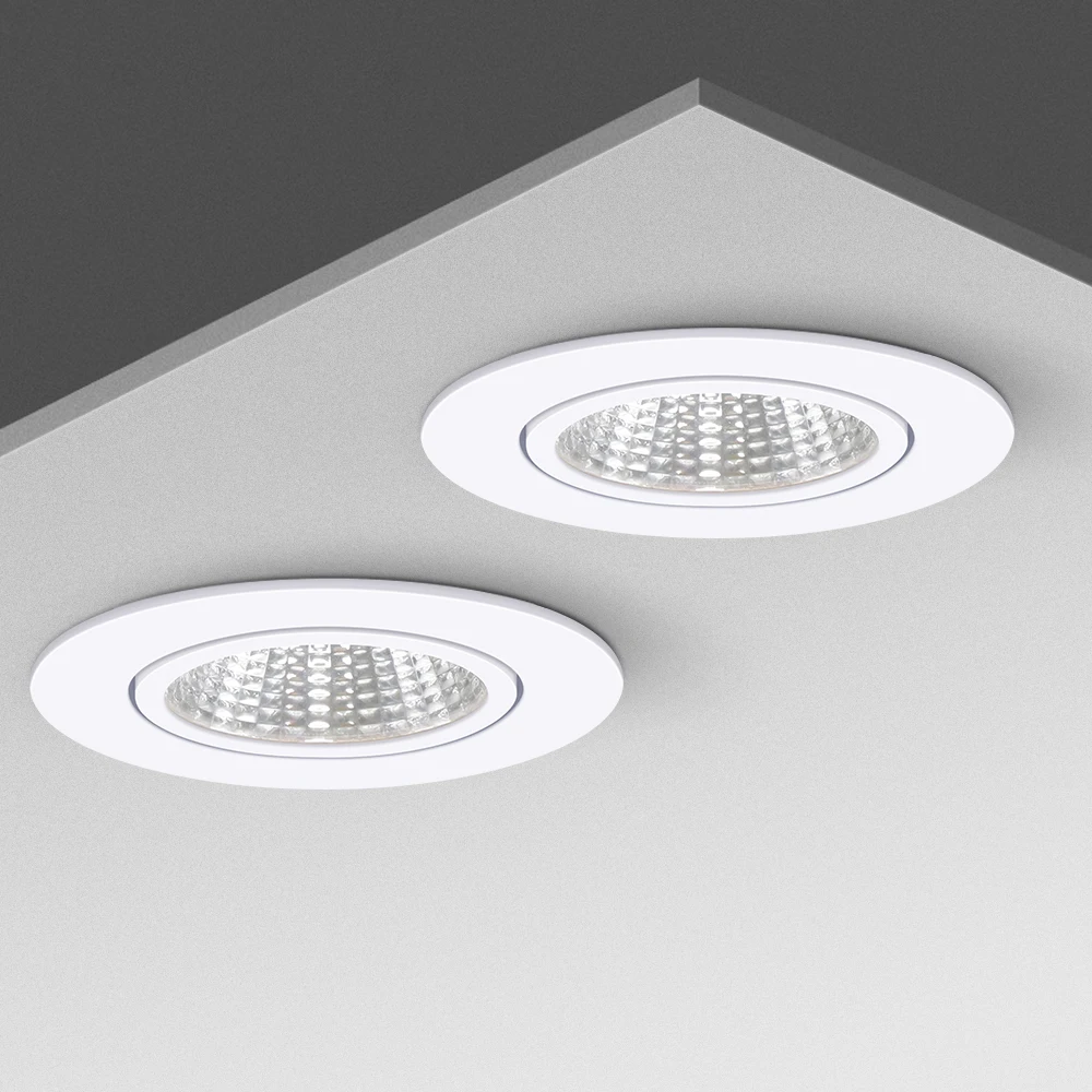 Faretto da incasso a LED COB faretto da incasso a Led dimmerabile lampada da soffitto 220V 110V faretto rotondo a Led per la casa camera da letto cucina bagno