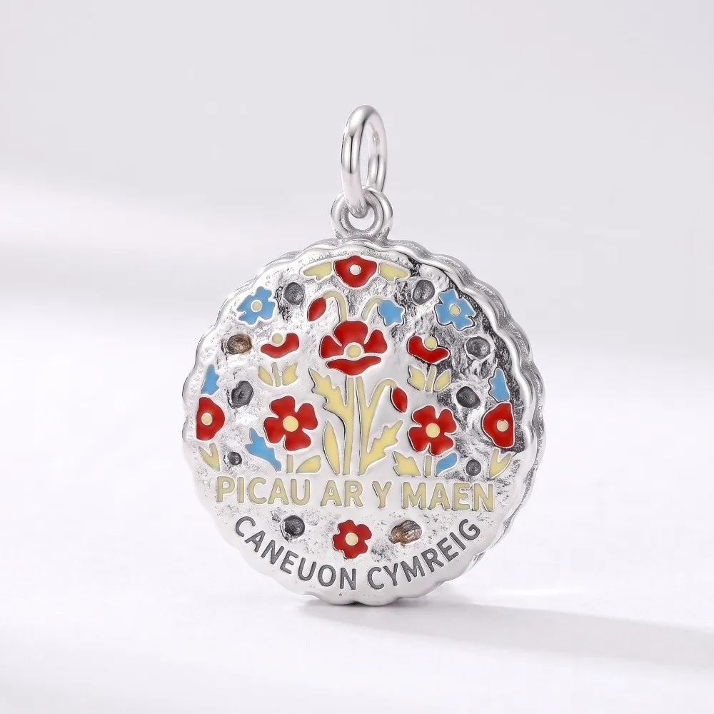 Stainless Steel Cartoon Pendants Miniture Enamel Material Jewelry Making Charms British Theme London Theme DIY Charm Necklace