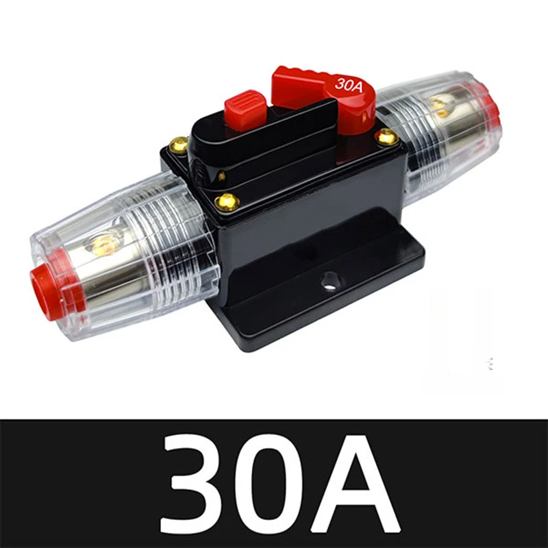20A bis 300A 12V-48V Leistungsschalter Power Protect Sicherung Trolling mit manuellem Reset Wasserdicht Auto Boot Handbuch 30A 80A 100A 300A