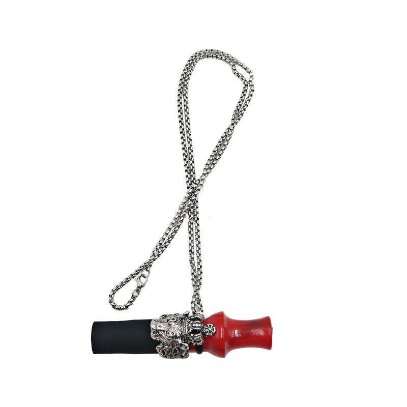 

SY Resin& Silicone Hookah Mouthpiece with Popular Design Stainless Chain Shisha Mouth Tips for Sheesha Chicha Hose