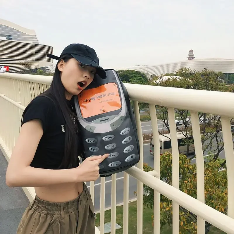 Plecak na telefon komórkowy Nylon New Fashion Street Style Uniseks Odporny na zachlapania plecak o dużej pojemności — zdjęcie 4