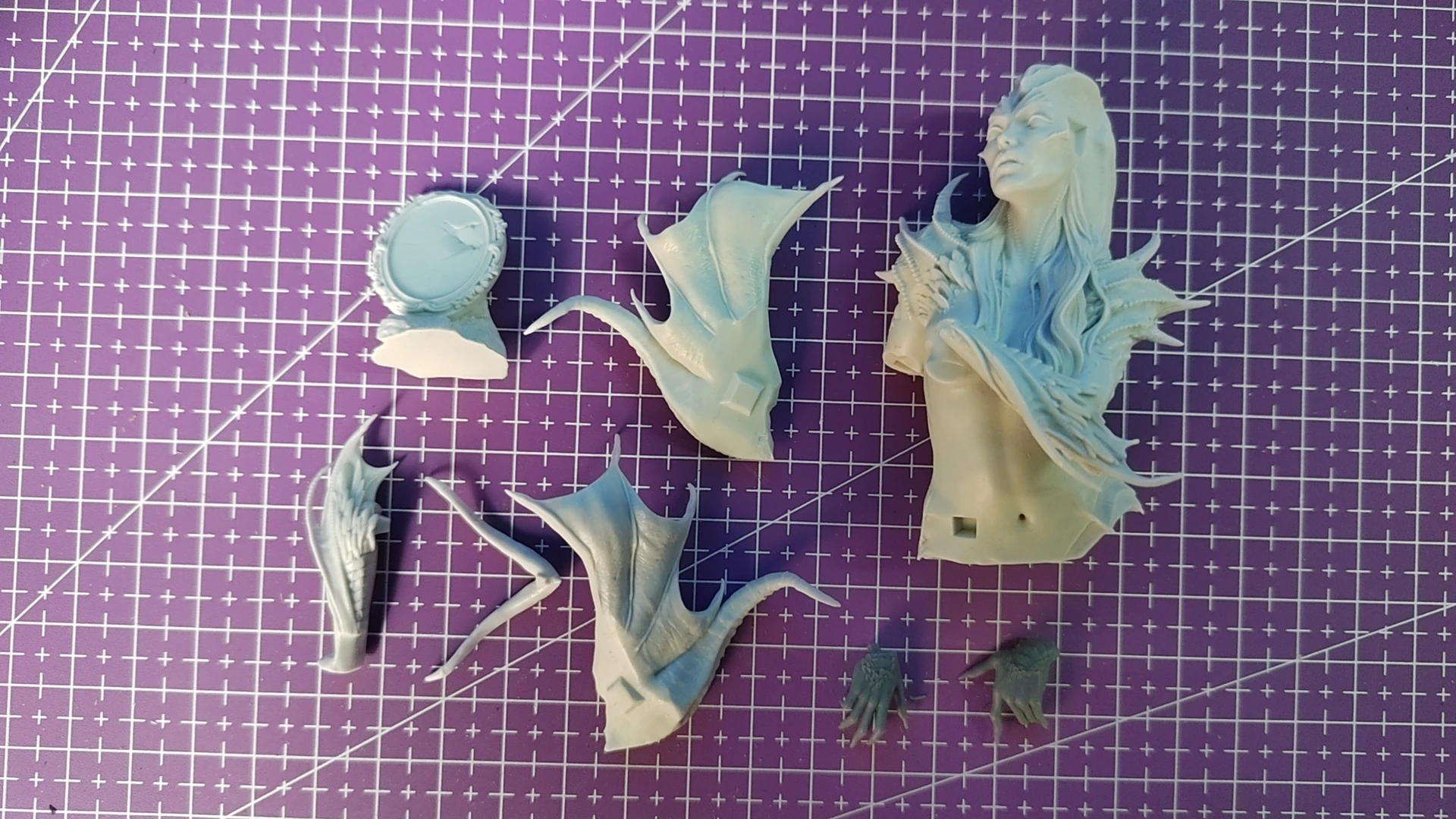 1/10 Resin Model Bust GK,Unassembled and unpainted kit