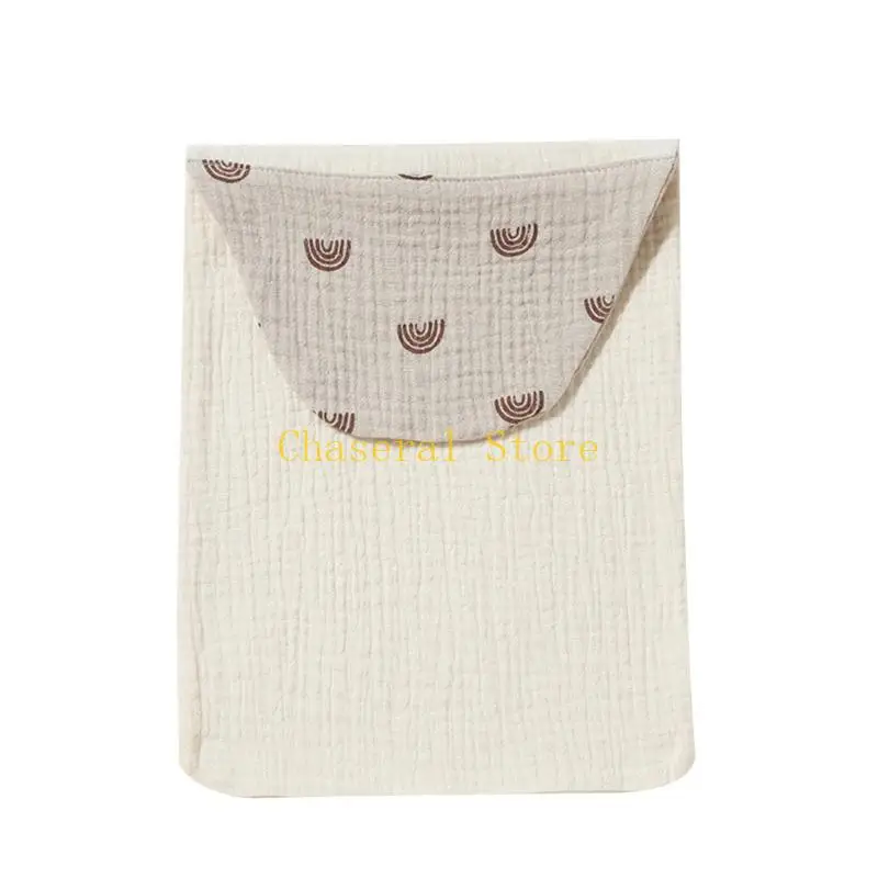 

E7CE 4 Layers Back Towel Perspiration Absorption Towels for Newborns Cotton Towel Wet Pad Baby Product Accessories