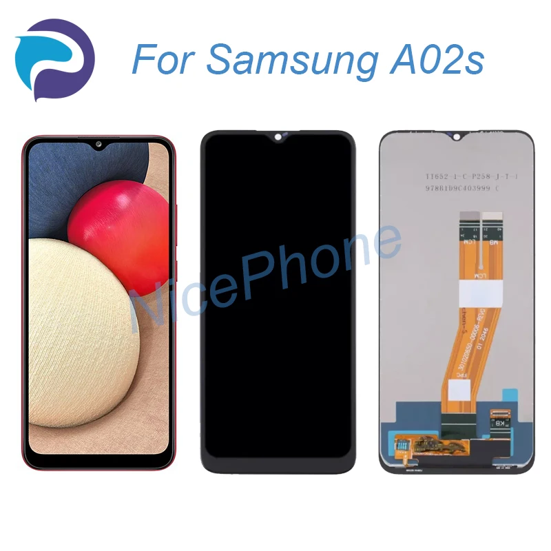 

For Samsung A02s LCD Display Touch Screen Digitizer Replacement SM-A025F/G/M/DS/U/V/A/U1/AZ, SM-S124DL A02s Screen Display LCD