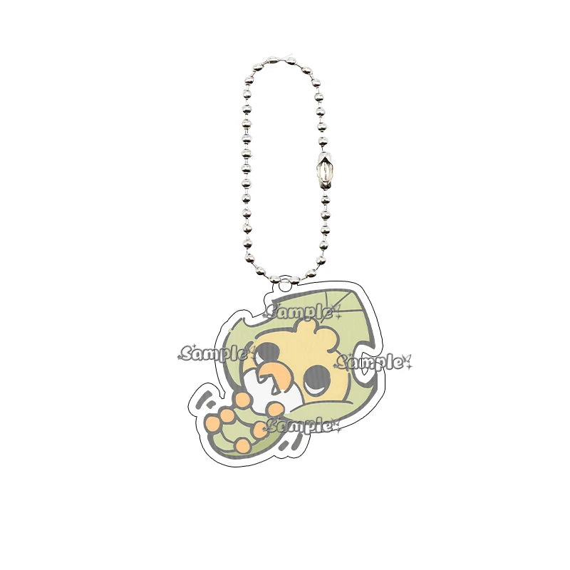 Cute Bug Type Pocket Monsters Acrylic Keychain Dwebble Anorith Crustle Sewaddle Joltik Cartoon Bag Pendant Anime Key Ring Gifts - view 5