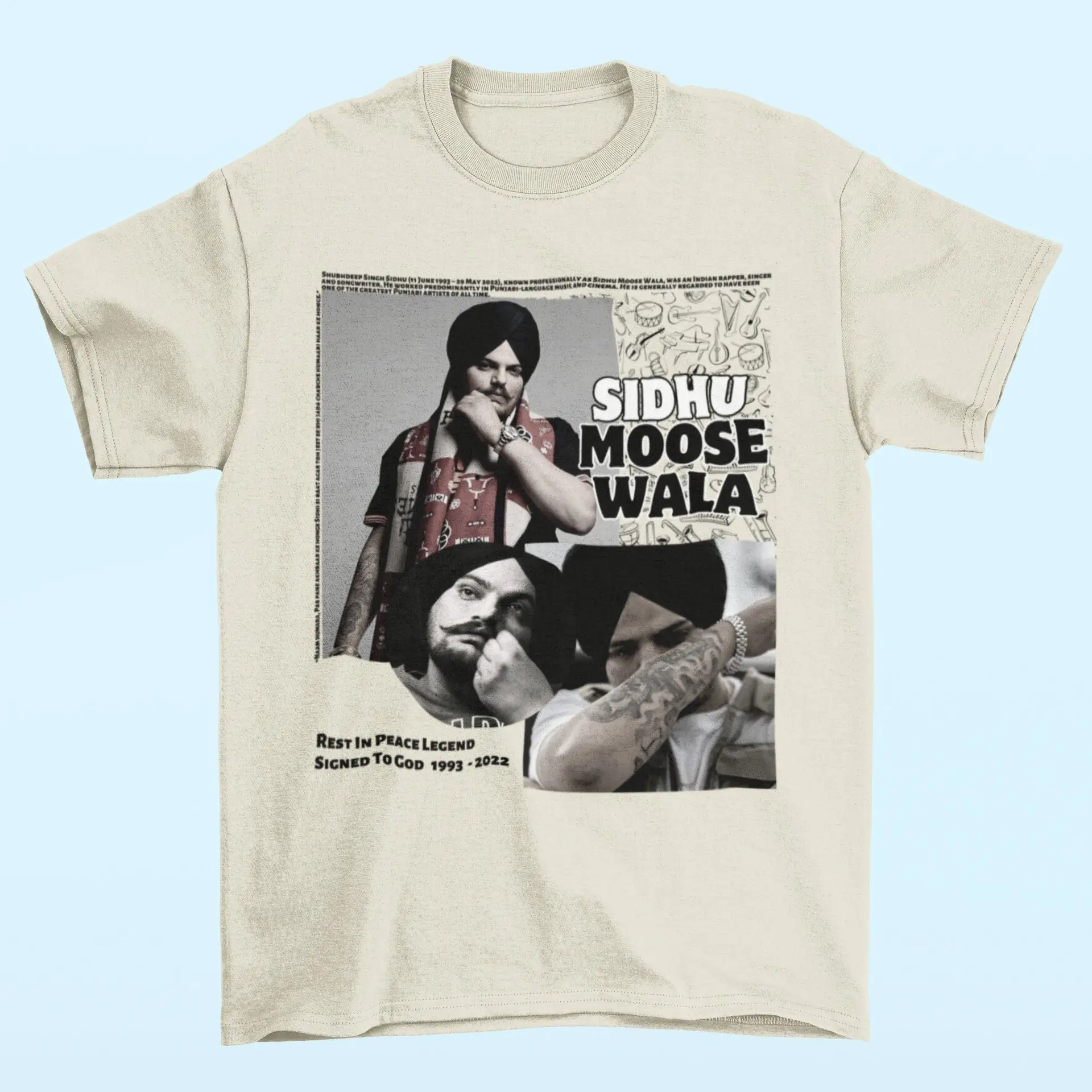 Sidhu moose Wala T Shirt Moosewala Vintage Style Bootleg Inspired SweaT s