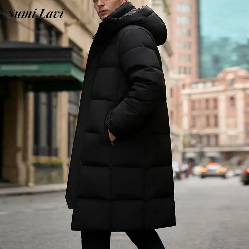 

Уличные повседневные мужские пуховики, зимние теплые однотонные плащи на молнии с капюшоном, мужские весенние винтажные свободные ветровки на молнии