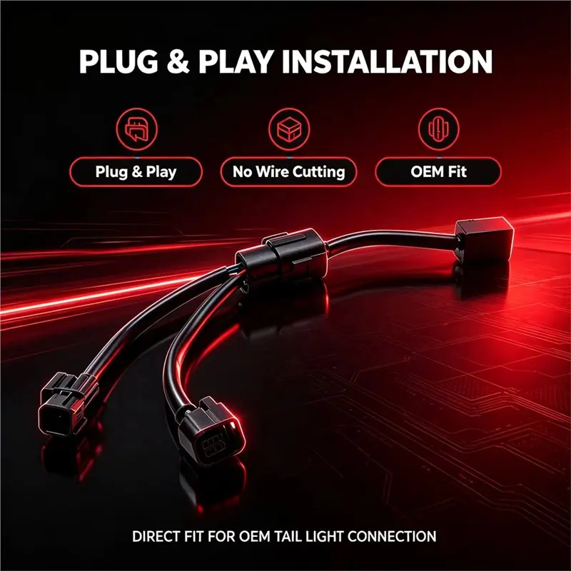 New-Motorcycle Taillight Breathing Mode Controller Flashing Module For Honda X-ADV 350 2025-2026 Stop Light Strobe Flash