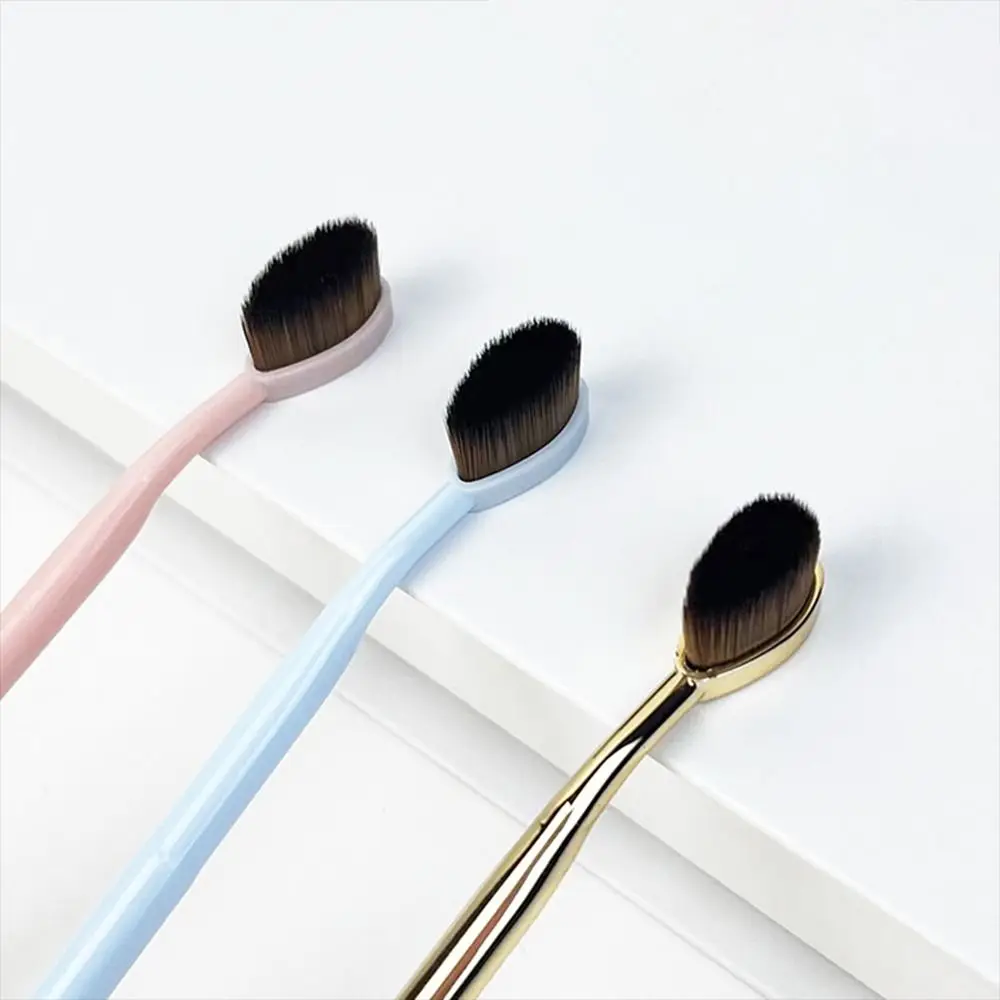 New Toothbrush Type Foundation Make-up Eyebrow Brush professional Multi-function Makeup Brush Portable Double Head Eyebrow Brush