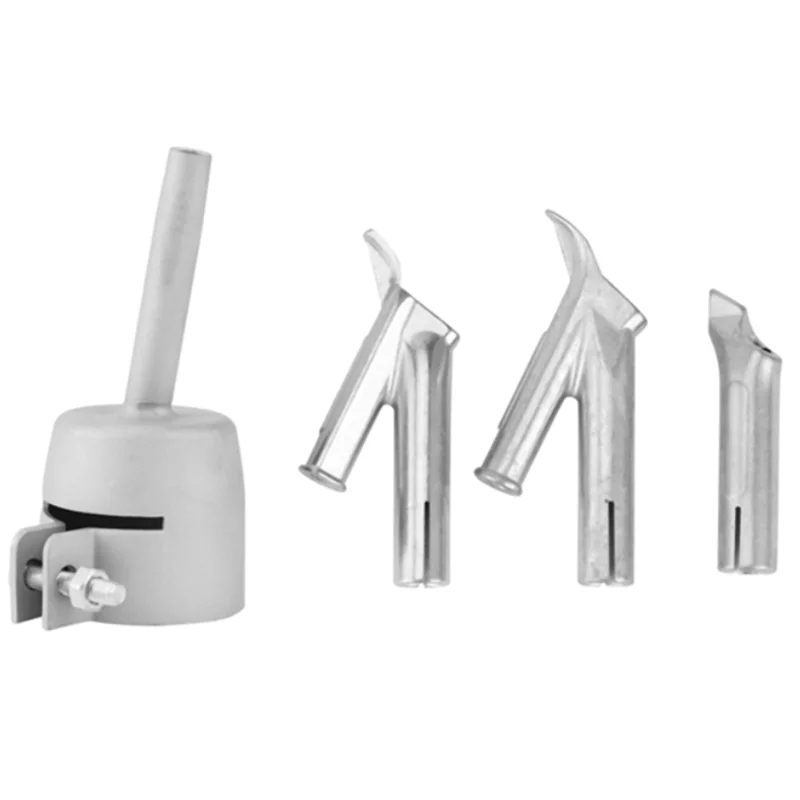 ビニールプラスチック製ホットエアブロワー用の高速溶接ノズル,トリプルコーナーヘッド,yタイプ,4個