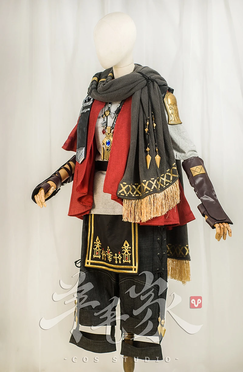 Irelia H Store Custom made FF14 Cosplays Little red cat Graha Tia Cosplay Costume Full set image 3