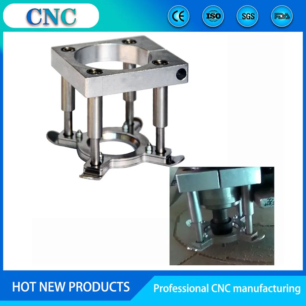 CNC table fixture engraving machine spindle motor fixed seat automatic plate press leather floating press material seat