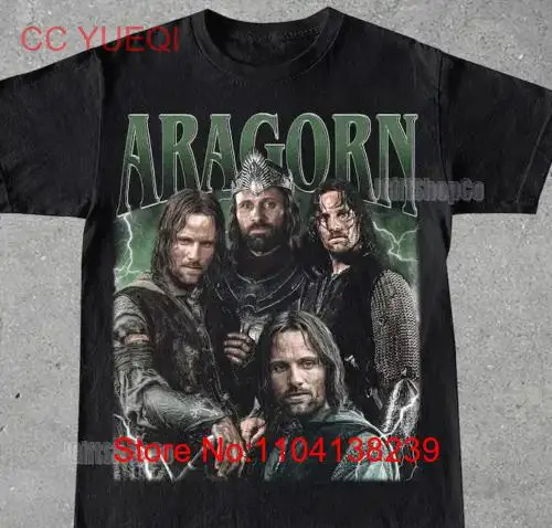 Aragorn Lotr T Shirt Women And Man Viggo Mortensen Vintage long or short sleeves