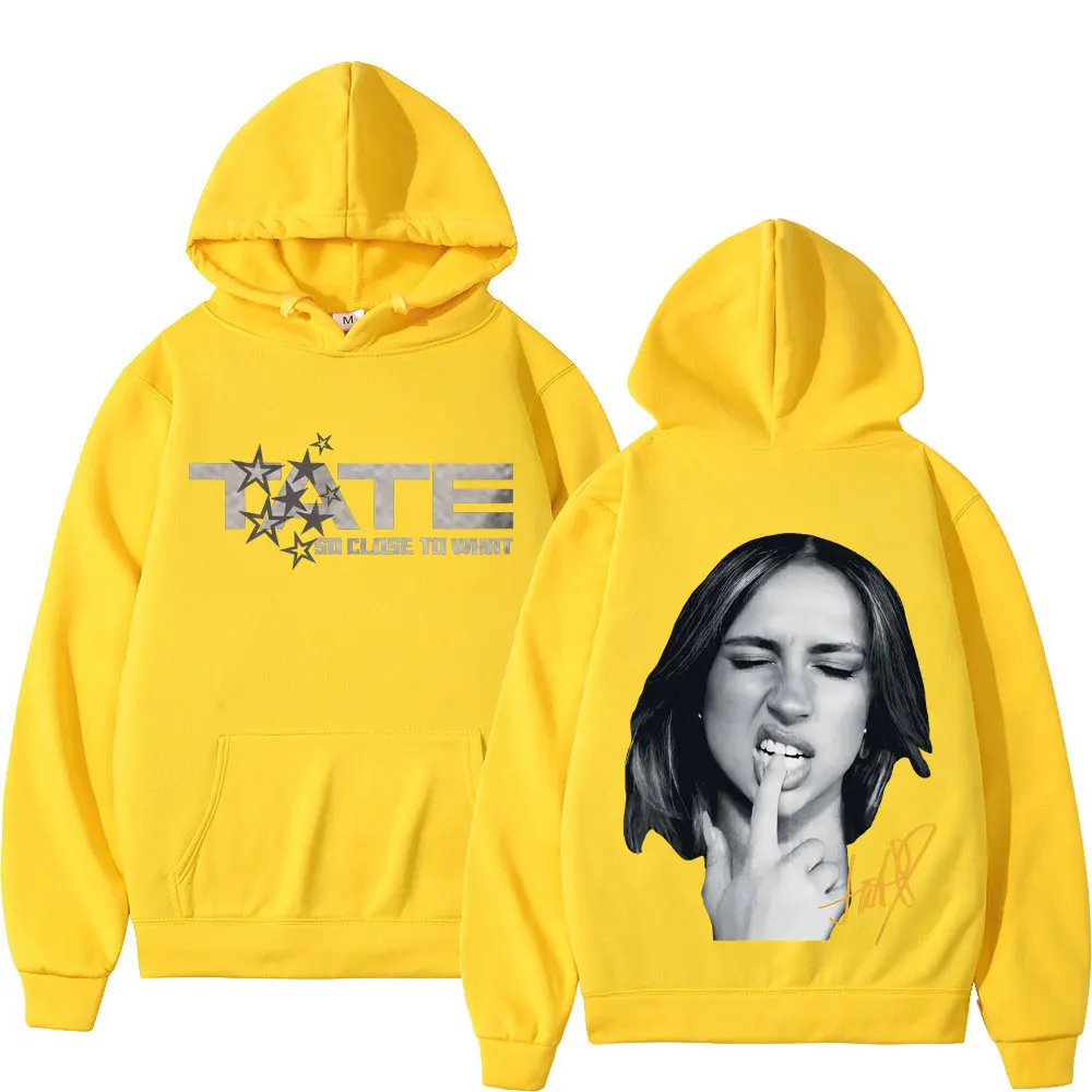 Tate Mcrae Album „So Close To What“ Miss Possessive 2025 World Tour Hoodies Winter Oversized Harajuku Sweatshirts Unisex Pullover – Detail 6