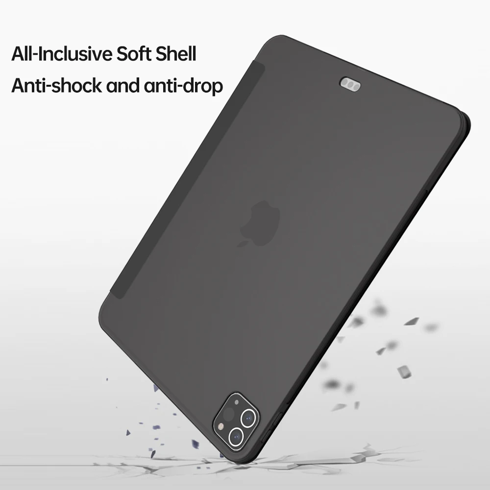 For iPad Pro M1 11 12 9 2022 2021 2020 Case Smart Stand Back Fundas For iPad 11 12.9 Inch Cases A2378 A2377 A2229 A2228