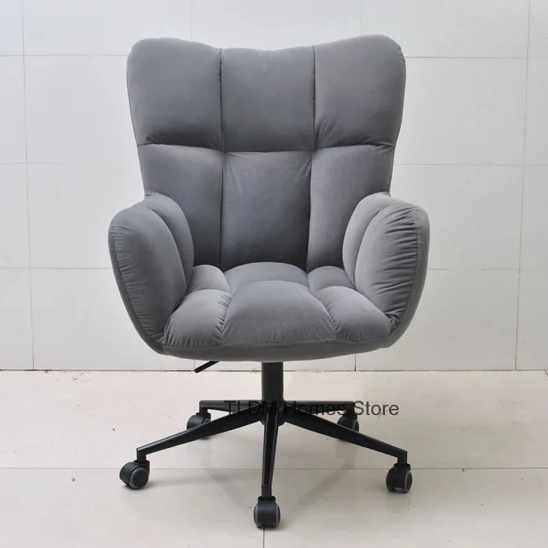 Modern Office Furniture Computer Chair Household Comfortable Simple Lifting Rotatable Cloth Chairs Lazy Small Study Office Chair