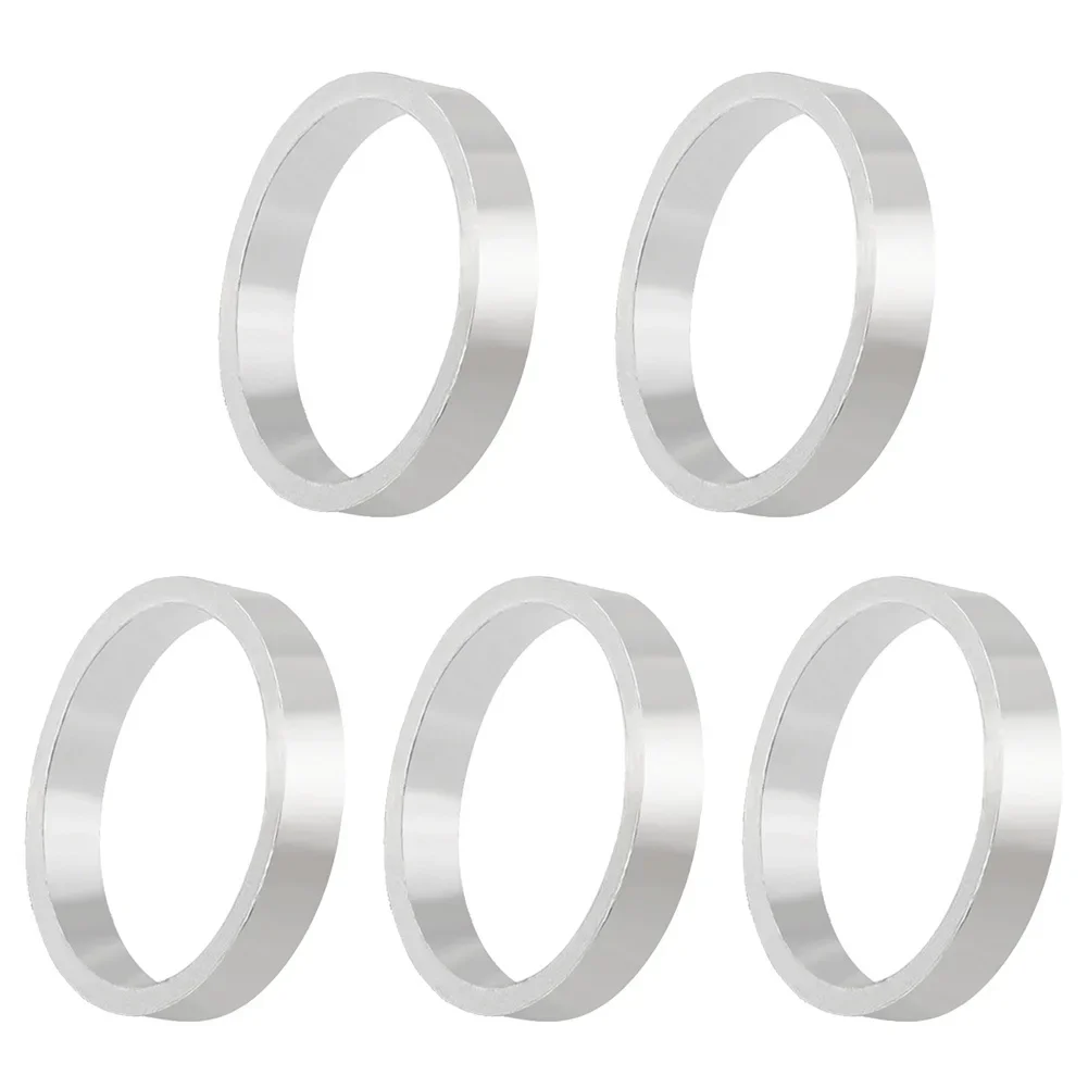 5Pcs Bicycle Chainring Bolt Spacers Washer Spocket Single Double Speed 1mm Or 2mm Nail Washer Chainring Bolt Space Nail Washer