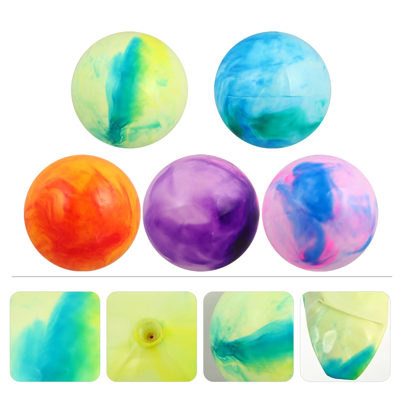 

5 PCS Beach Ball Cloud Kids Toys Plaything Inflatable Colorful Educational Pvc Child