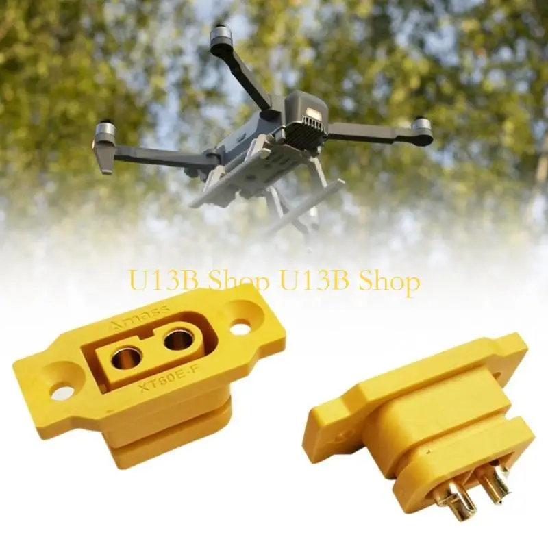 U13B XT60 montierbar festgelegte weibliche Plug -Adapter -Akkapter -Lötanschluss für Fernbedienungsmodell Rennsport Drohnen