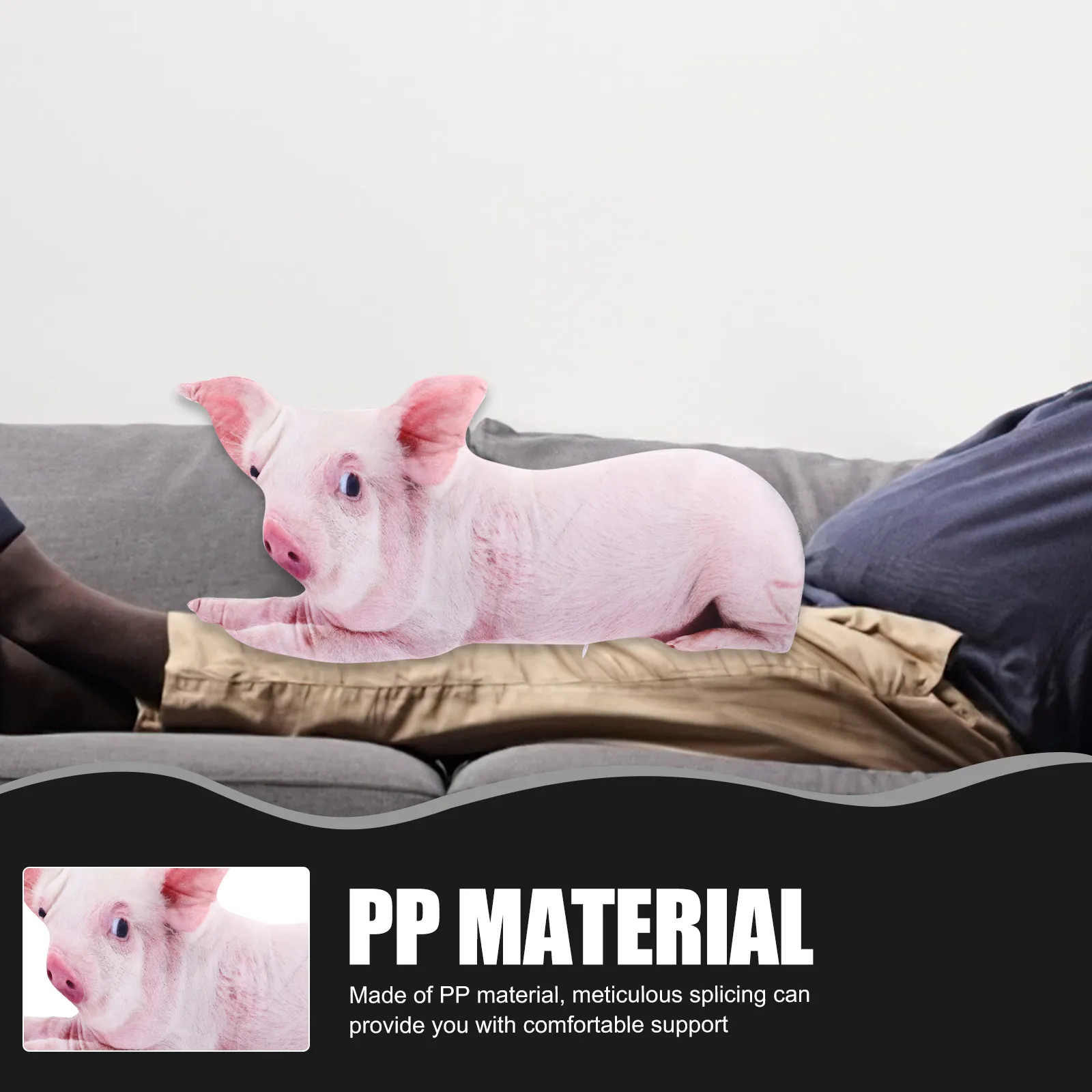 

Pig Shape Throw Pillow Fine Workmanship Soft Couch Decorative Cushion Home Sofa Bed Pillow Decoration Pig Stuffed Model