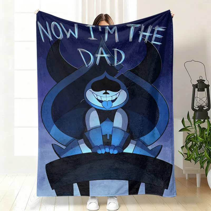 Hot Deltarune Blanket Fleece Summer Air Conditioning Video Game Multifunction Ultra-Soft Throw Blankets for Bed Couch Rug Piece view 5