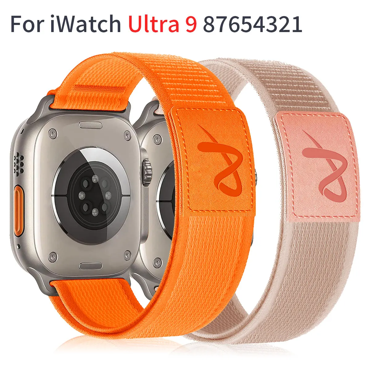 

Sport Nylon strap for Apple watch38-41mm 42-49mm strap Free adjustable length for iWatch Series 98 SE 765432 strap